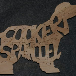 Croker Spaniel Puzzle - Hardwood
