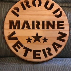 Proud to be a Marine Fretwork