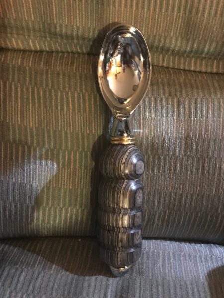 Turned Ice Cream Scoop